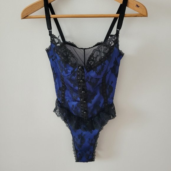 Vintage 80s Lingerie/Teddy-Small - Picture 1 of 9